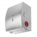 Toalheiro de parede Autocorte inox escovado papel toalha rolo