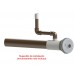 Kit Jato Retorno + Canhao bolhas p/  Piscina Fibra Hidrasul