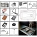 Cuba Pia Inox Completa Cozinha Gourmet Premium c/ faqueiro