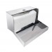 Mini Toalheiro Parede Biovis Quadra Inox 250 Toalhas
