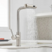 Torneira Cozinha Gourmet Bancada Inox Escovado Cascata 3x1