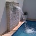 Cascata Parede Embutir Piscina Inox Espelhado 60cm Inaqua